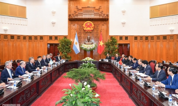 Thủ tướng hội kiến với Tổng thống nước Argentina